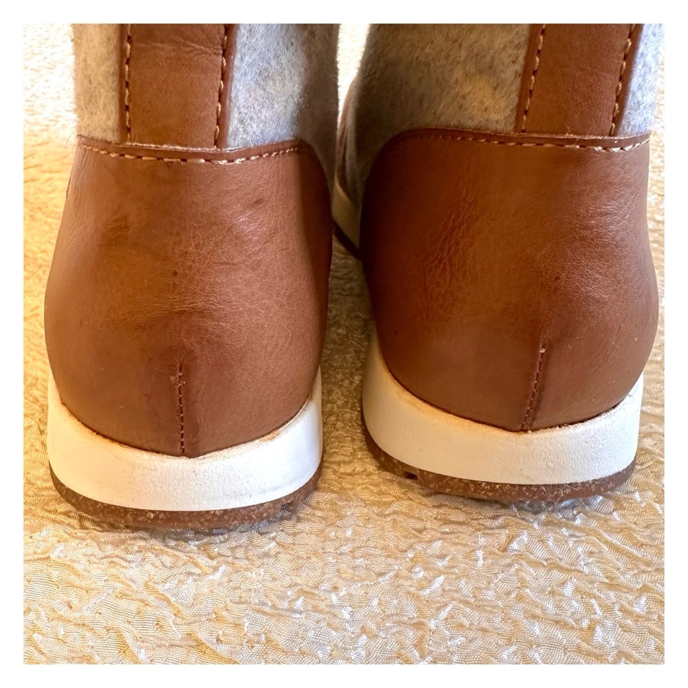 B.O.C. Hi Top Wool Fabric Sneaker / Ankle Boot Size 6 - Picture 10 of 11